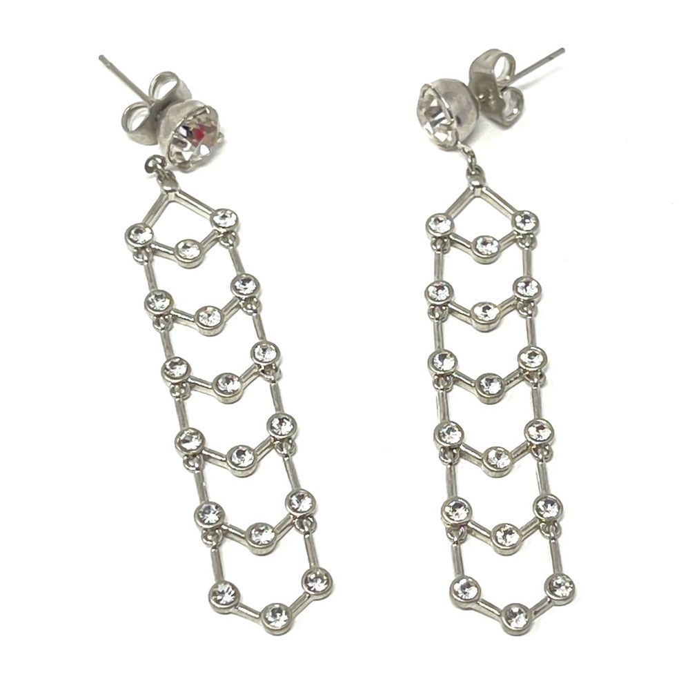 New Free People Drop Dangle Rhinestone Earrings